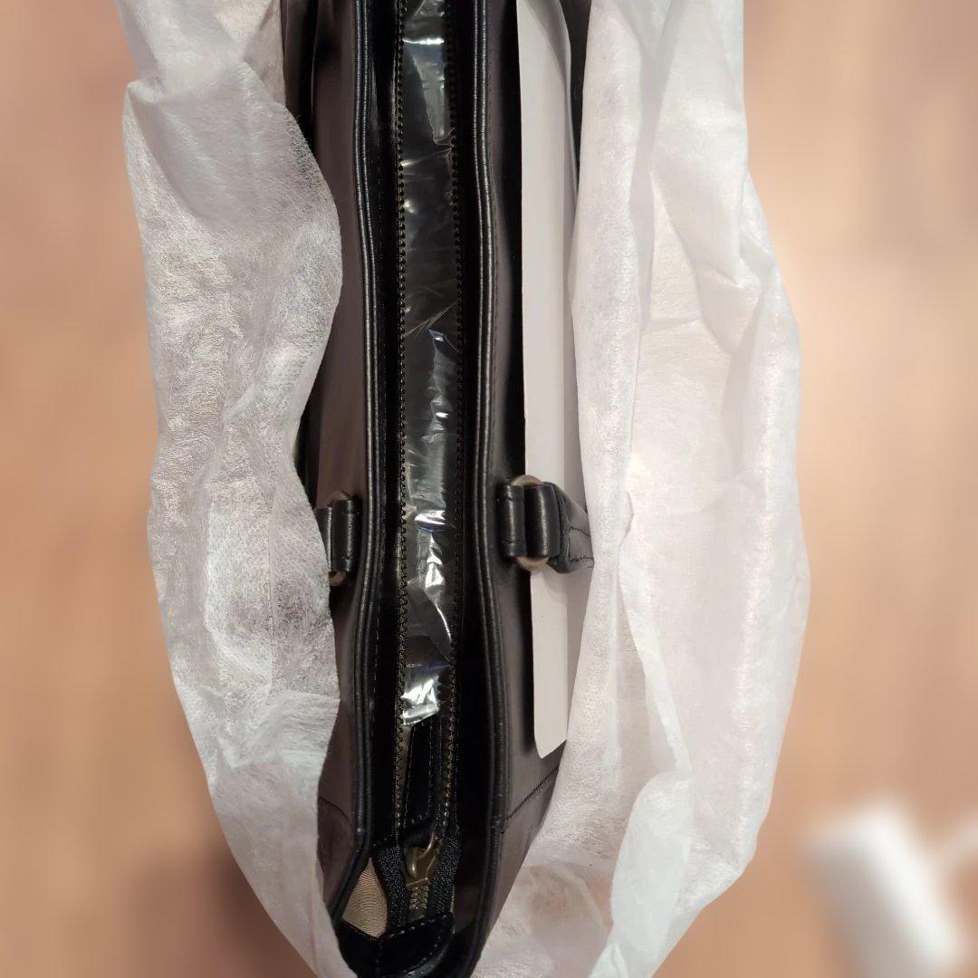 新品未使用】 香久山鞄 ホーガンズアレイ/レザートート ブラック