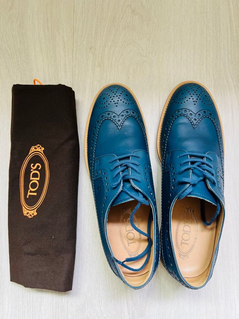 トッズ　TOD’s メンズ レザー レースアップシューズ靴　26.5cm