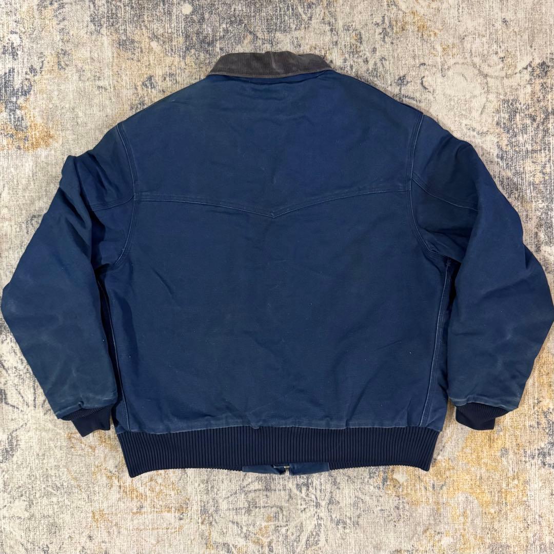 ナイスフェード ネイビー】 カーハート サンタフェジャケット - メルカリ