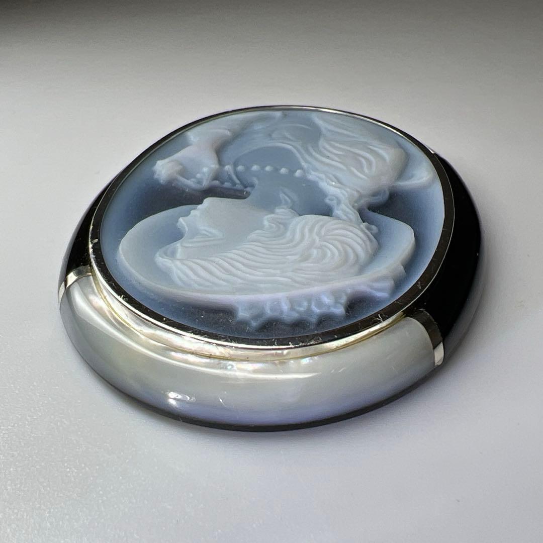 本ストーンカメオブローチ 16g 東Y8-0210☆2F - メルカリ