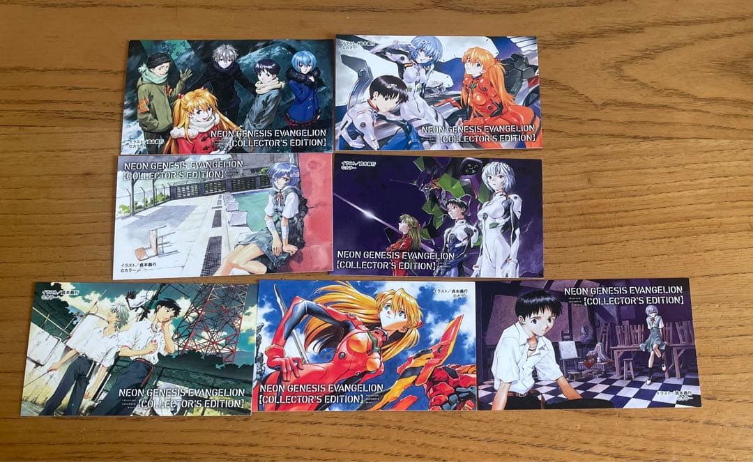 名刺サイズイラストカード全7種セット【新品】エヴァンゲリオン 愛蔵版
