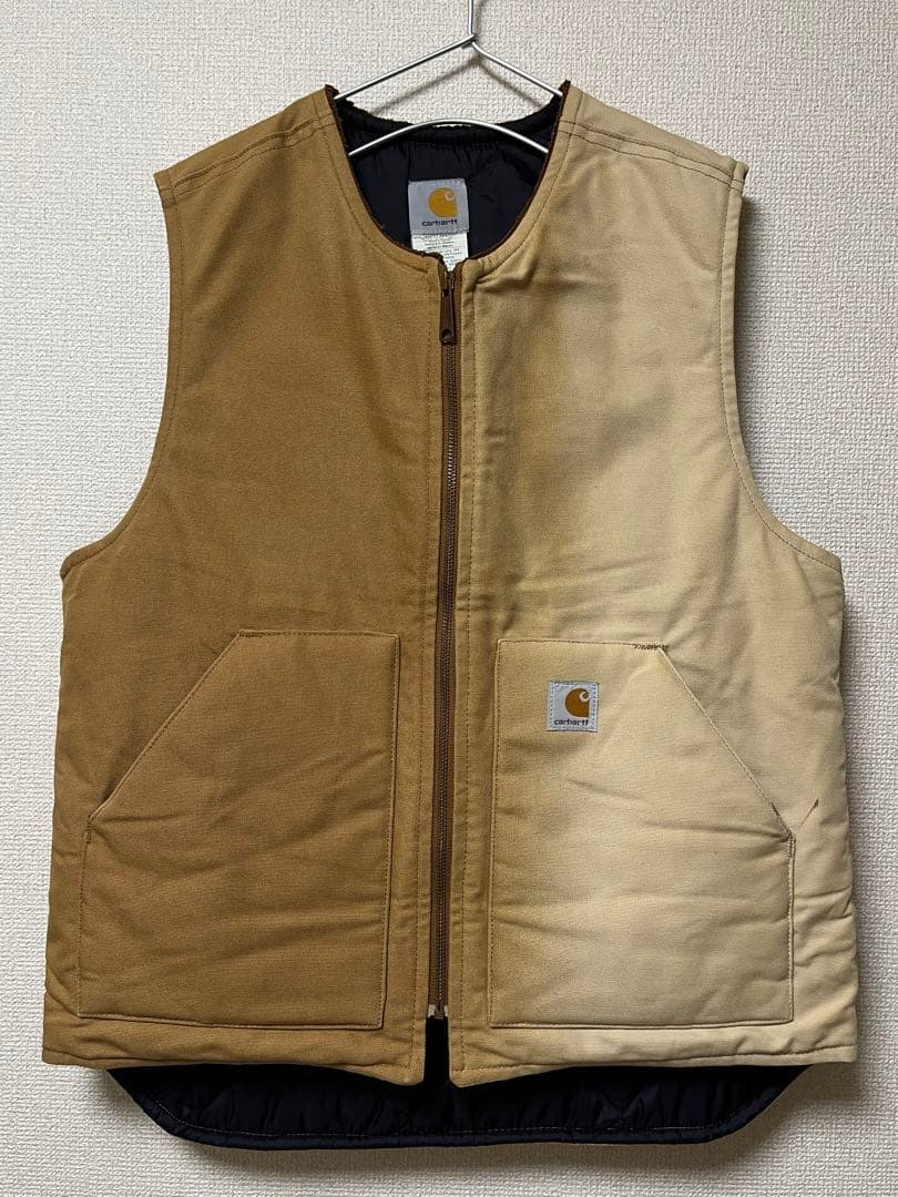 carhartt カーハート ダック ベスト Mサイズ - メルカリ