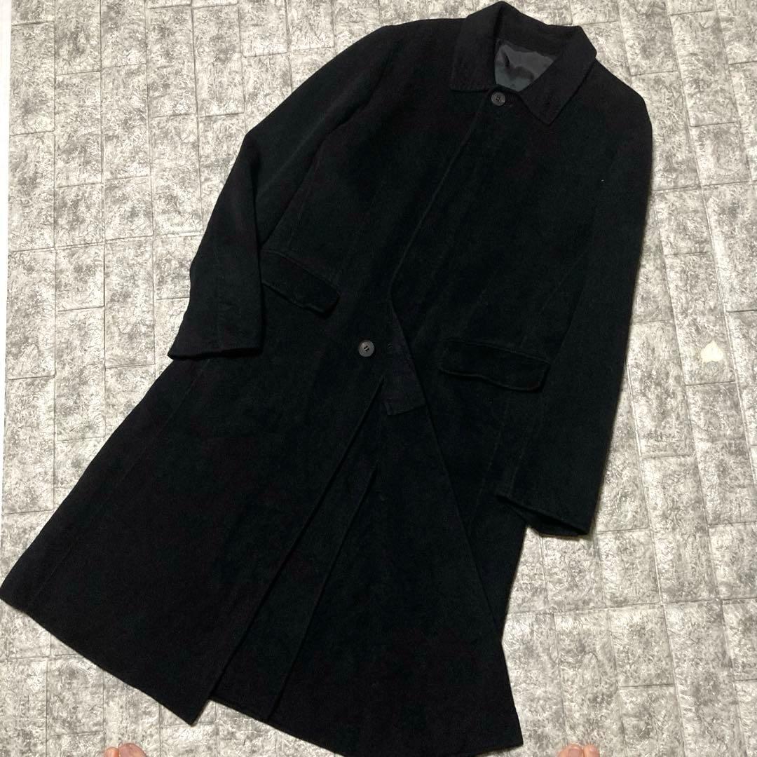 高級　ARTISAN ステンカラーコート　カシミヤ100 ビーバーウール ウールカシミヤ ビーバー ステンカラーコート