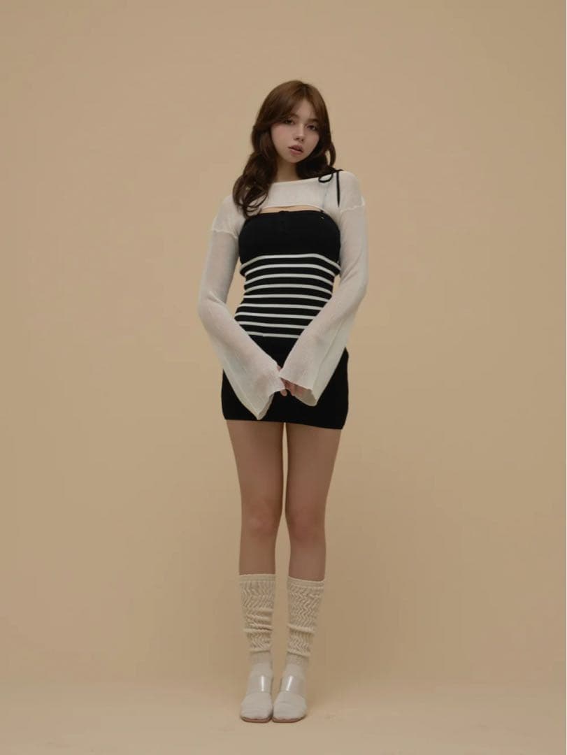 andmary Candice set mini dress - メルカリ