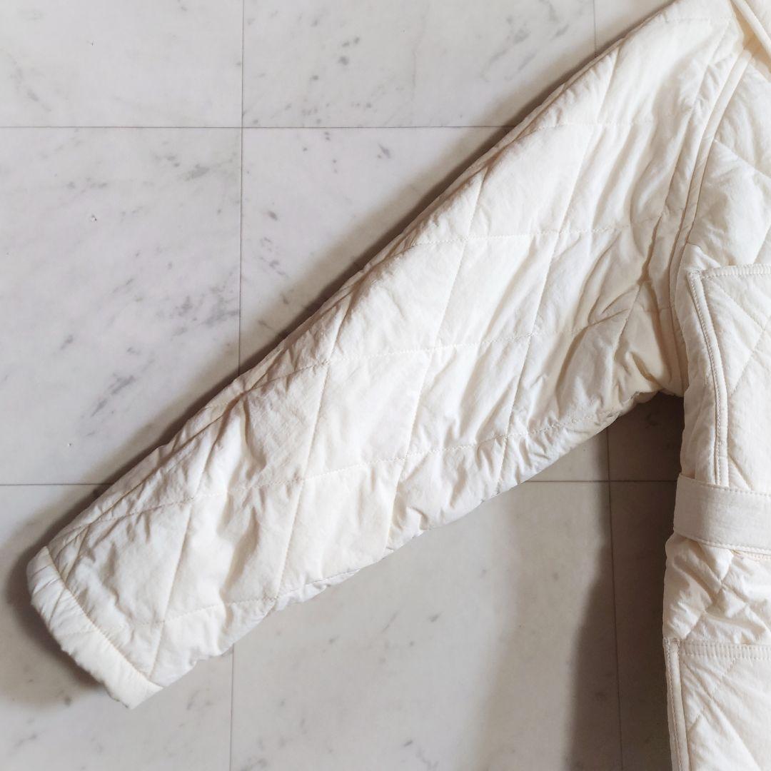 美品♪メゾンスペシャル×ユニバーサルオーバーオール フリーザーコート ホワイト系