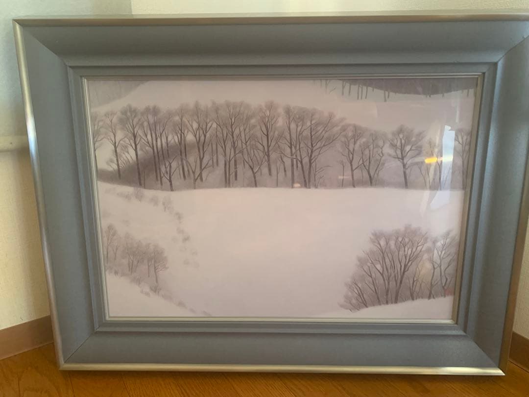 東山魁夷　『冬の旅』　岩絵の具方式複製工芸画 imgrc0065197946.jpg