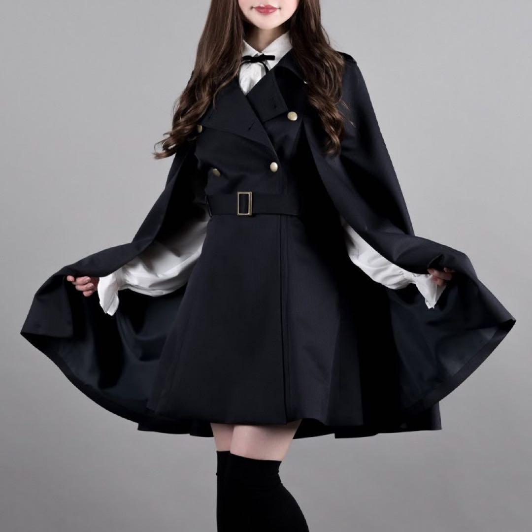 NO.S PROJECT クロークコート ネイビー 日本製 - メルカリ