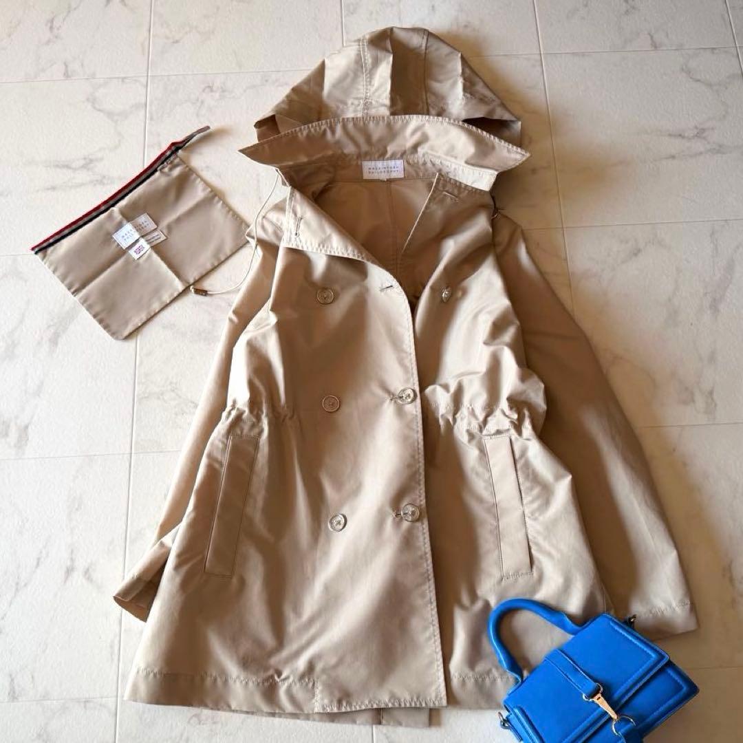美品*マッキントッシュ フィロソフィー スプリングコート ベージュ40 撥水 マッキントッシュ フィロソフィー 蛯原友里さん「最愛アウターと過ごす