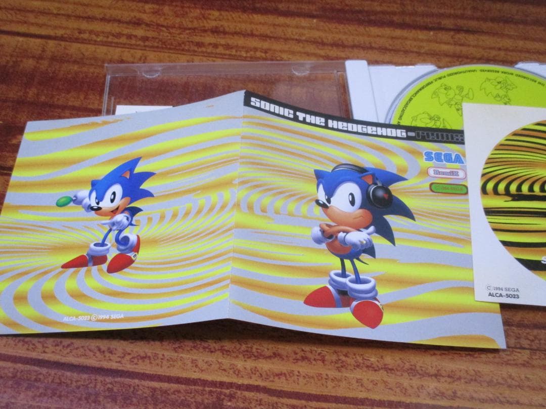 ソニック・ザ・ヘッジホッグ・リミックス CD 帯つき シールつき
