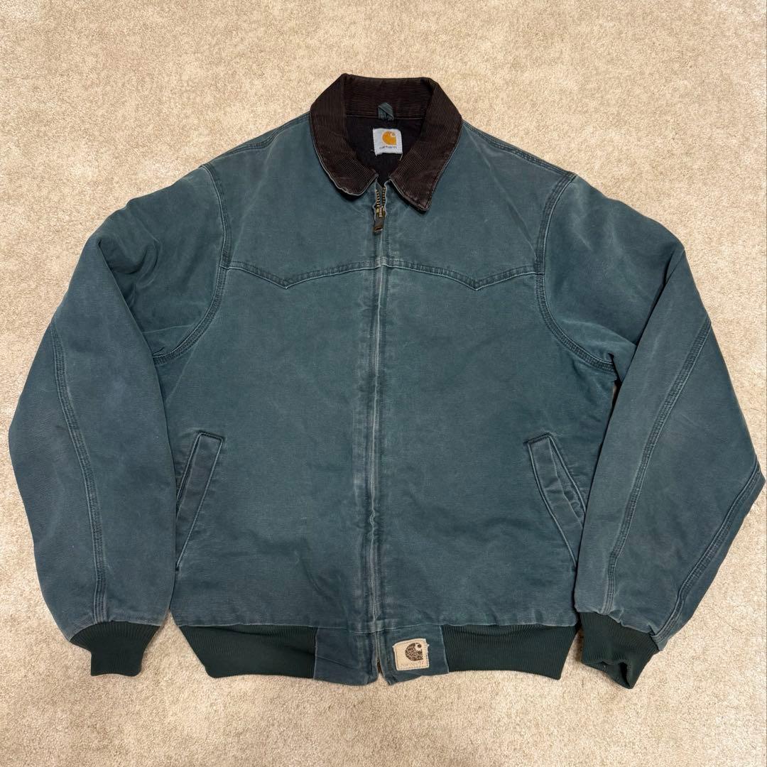 90s USA製 Carhartt サンタフェジャケット モスグリーン - メルカリ