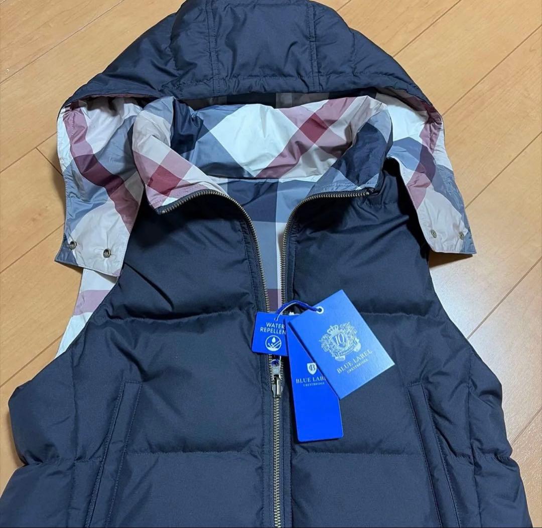 ブルーレーベルクレストブリッジ 10周年記念完売 リバーシブルダウン