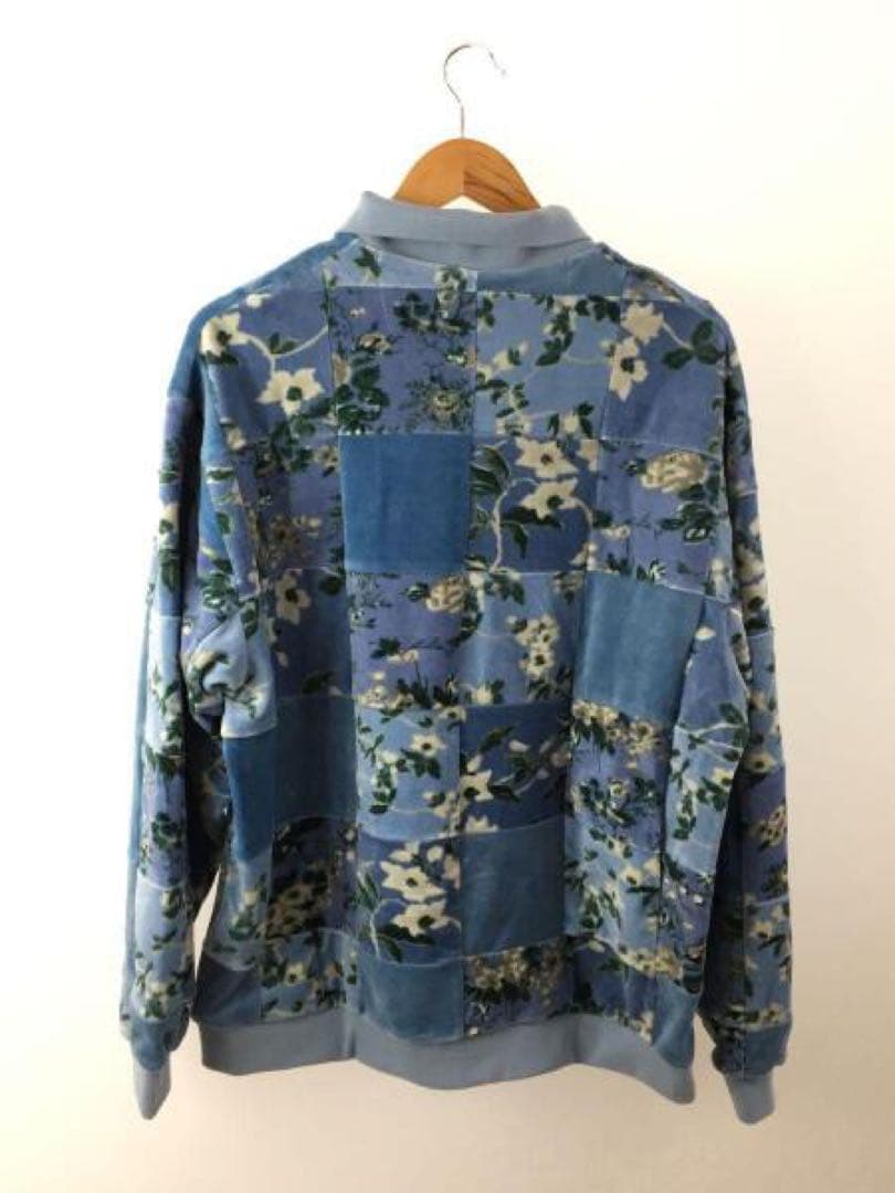 Supreme Floral Patchwork Velour L/S Polo supreme Floral Patchwork Velo