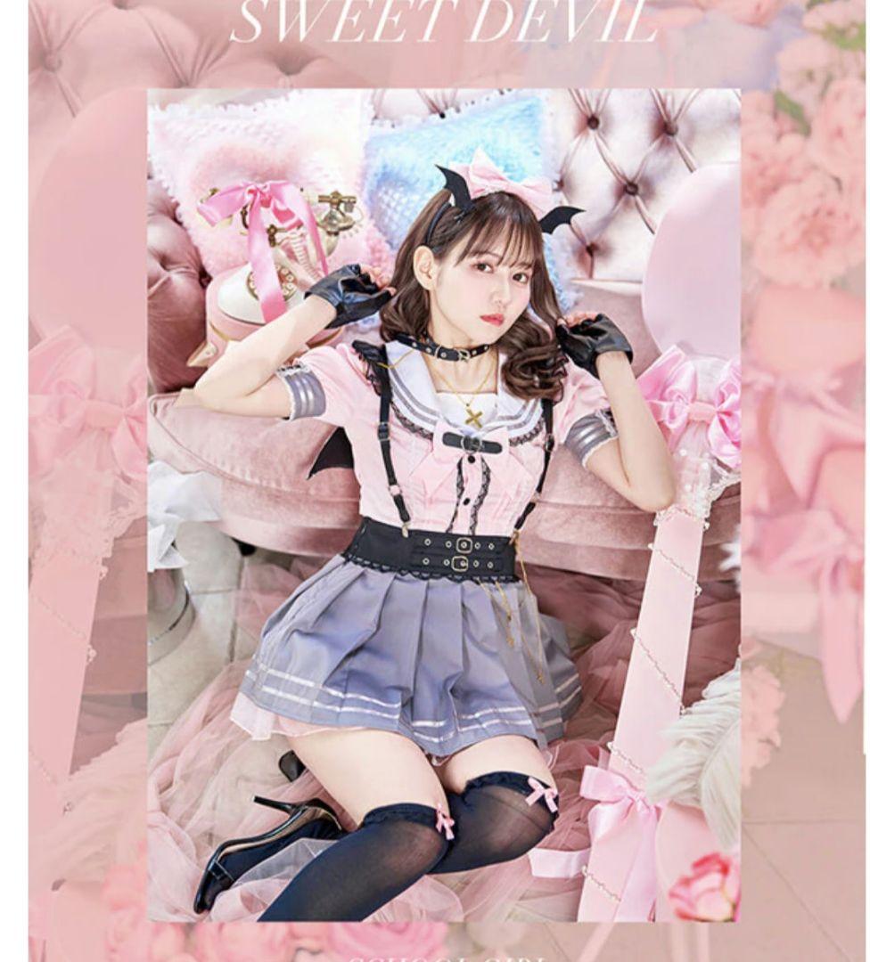 新品 マリームーン Malymoon スイートデビルスクールガール ピンク