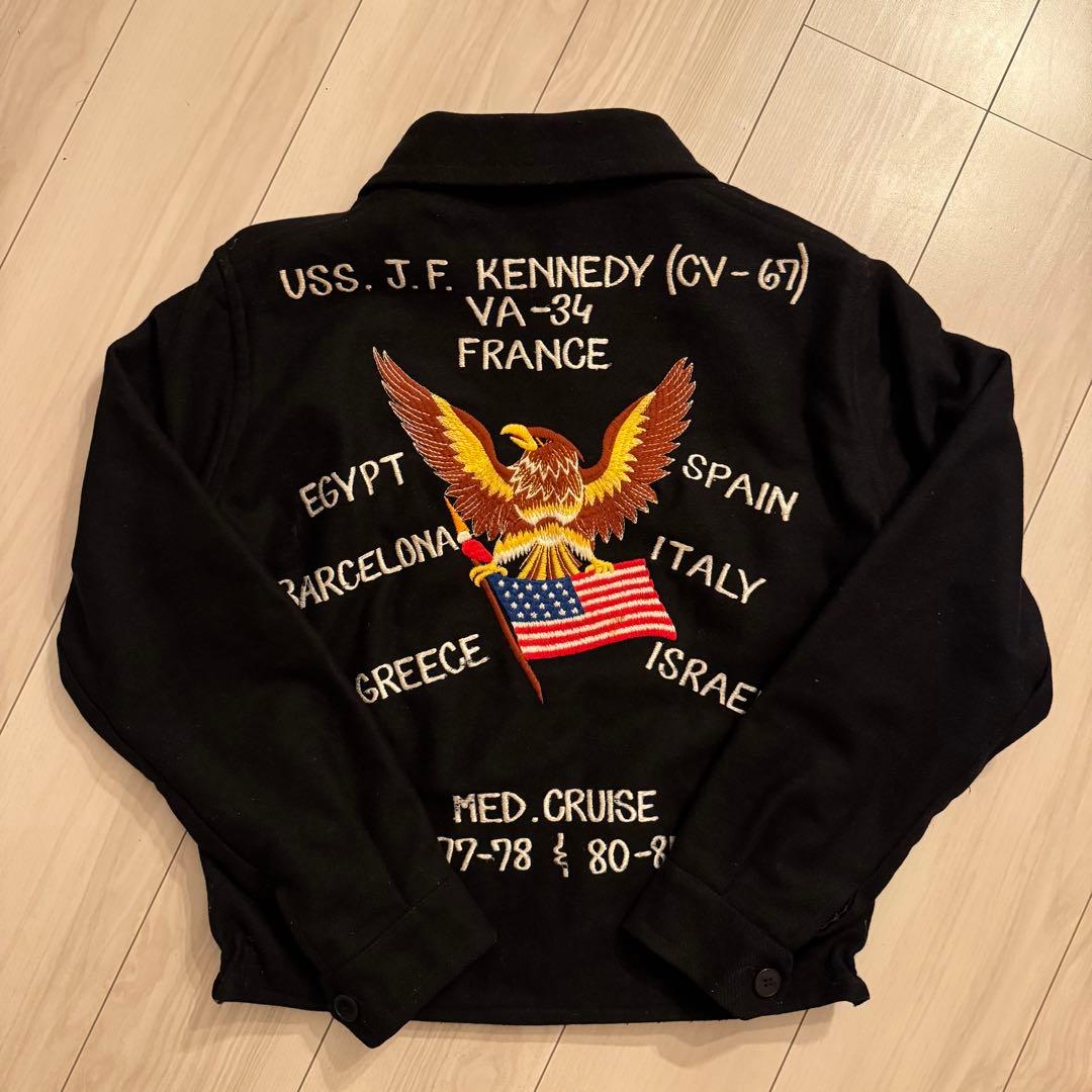 70〜80's USS ミリタリー　スカジャン　スーベニア ジャケット 楽天市場】古着 スーベニアジャケット 80s ヴィンテージ USS