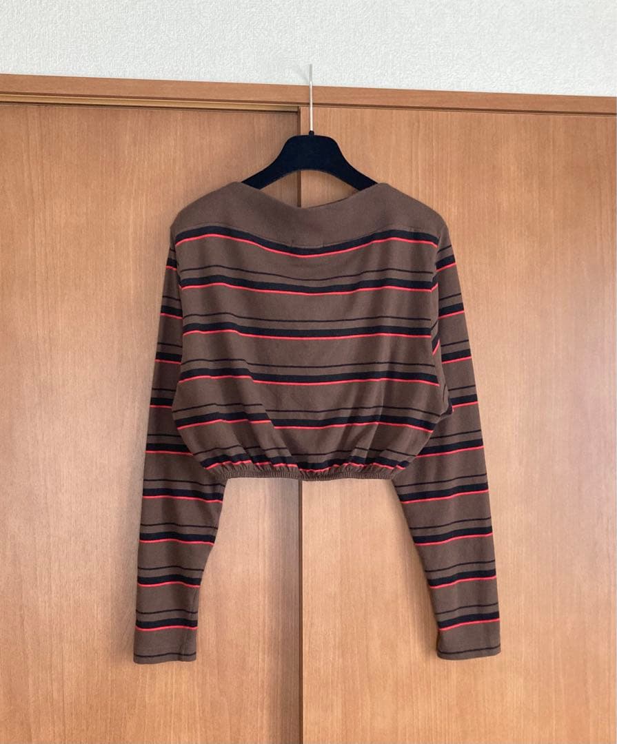 専用☆超美品☆フミカウチダ 今季 23aw ボーダー クロップド