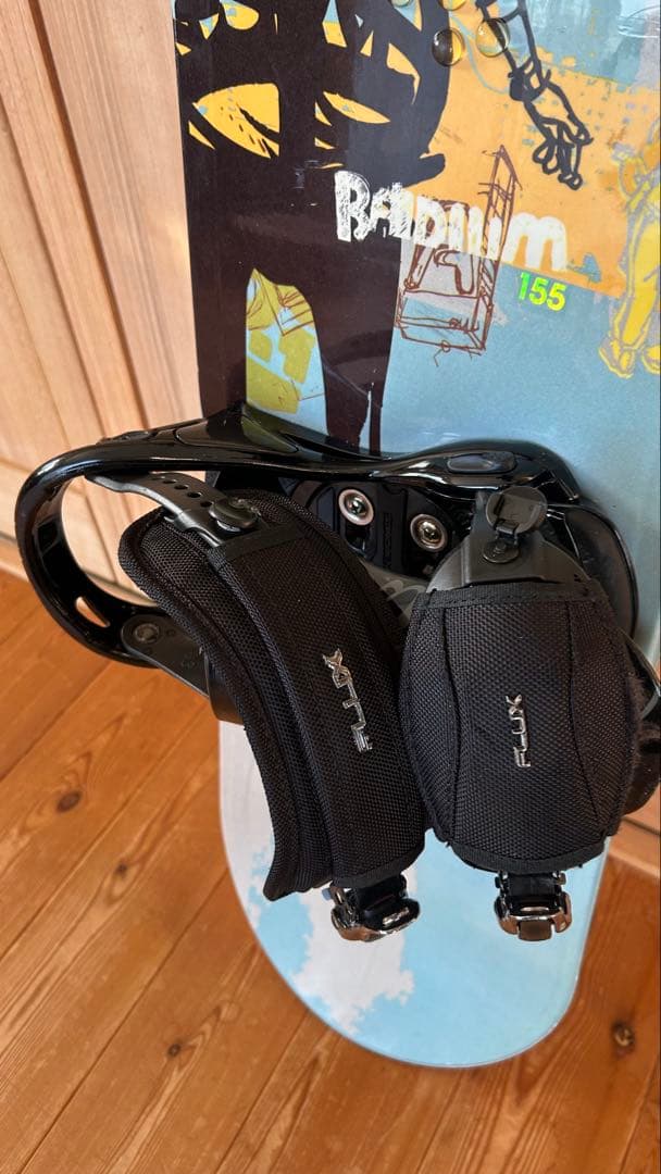 morrow 155 スノーボード Fluxバインディング付き