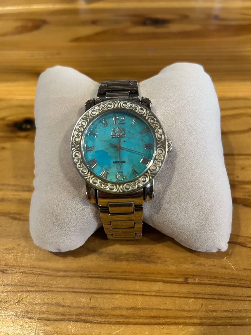 SAAD ターコイズ文字盤 クォーツ腕時計 - メルカリ