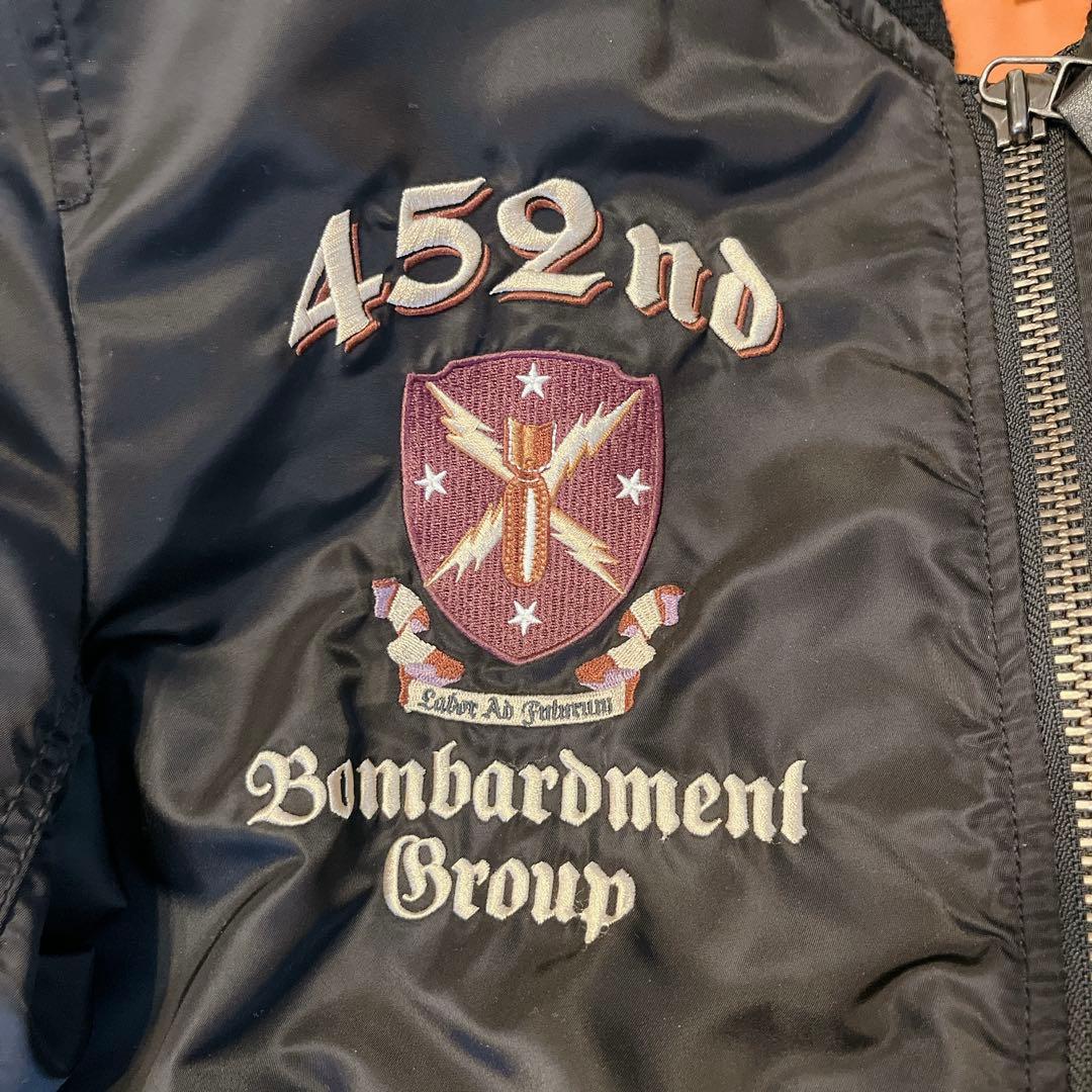 AVIREX 452nd U.S. Air Force イーグル刺繍 MA-1 - メルカリ