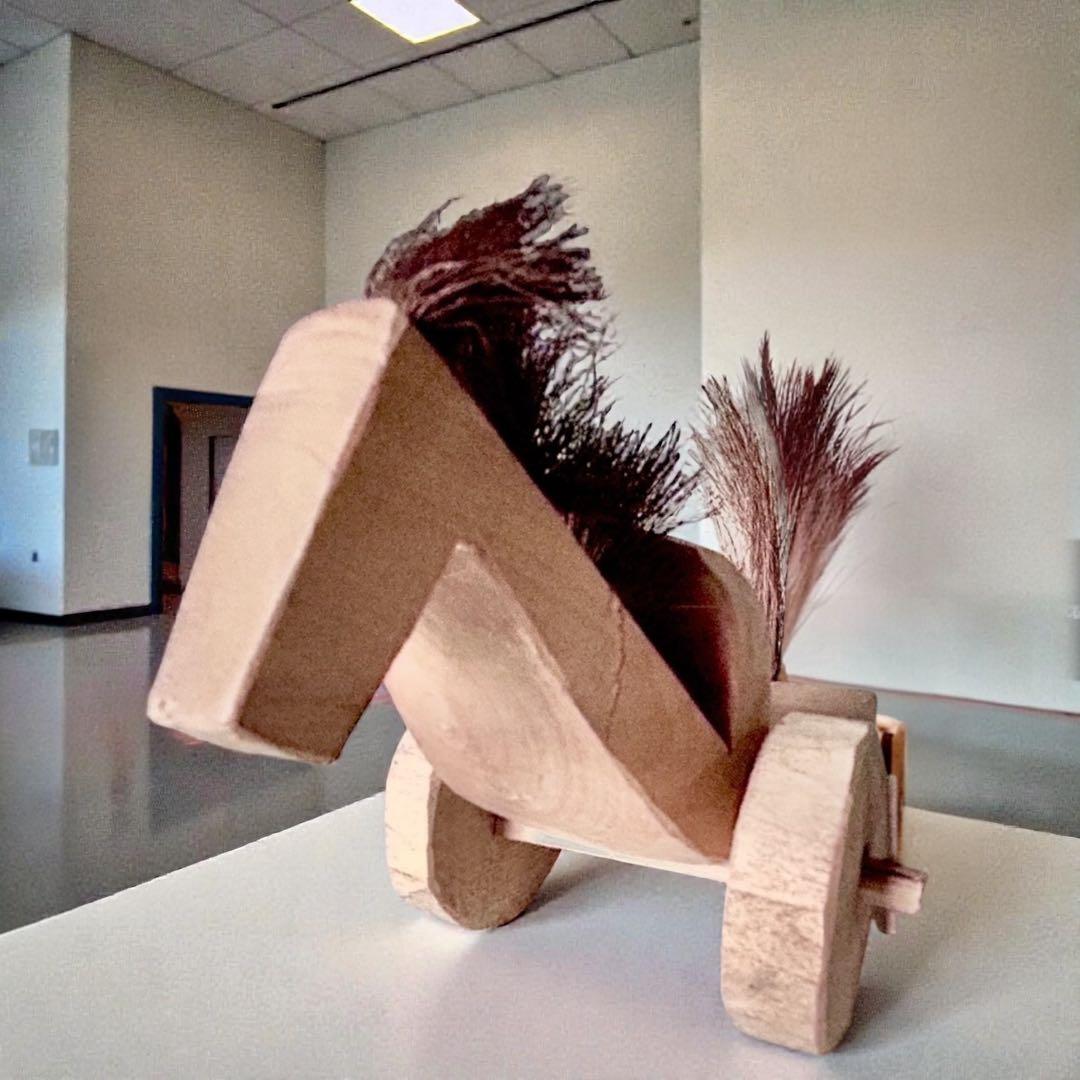 大分県廃絶郷土玩具 北山田のきじ馬①中山利市 午年