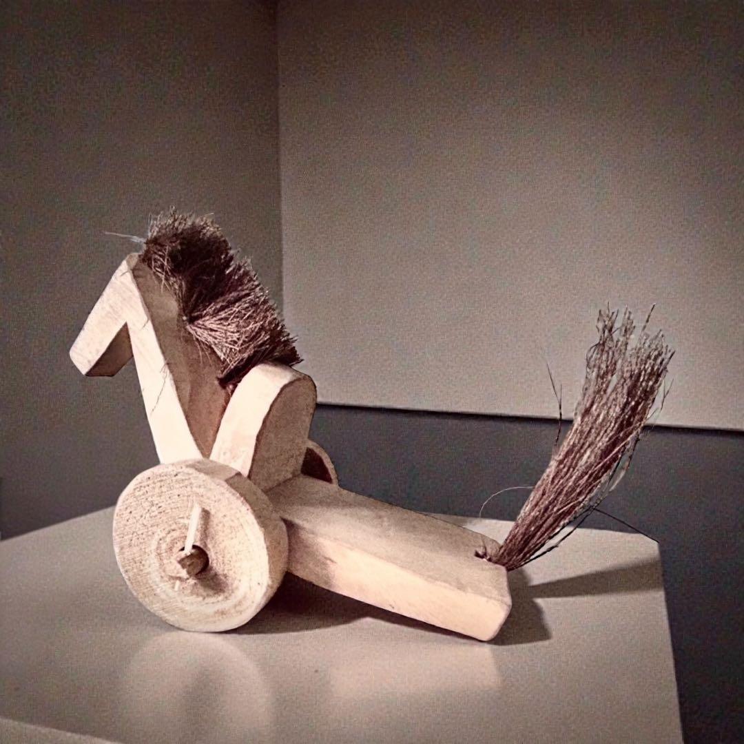 大分県廃絶郷土玩具 北山田のきじ馬①中山利市 午年