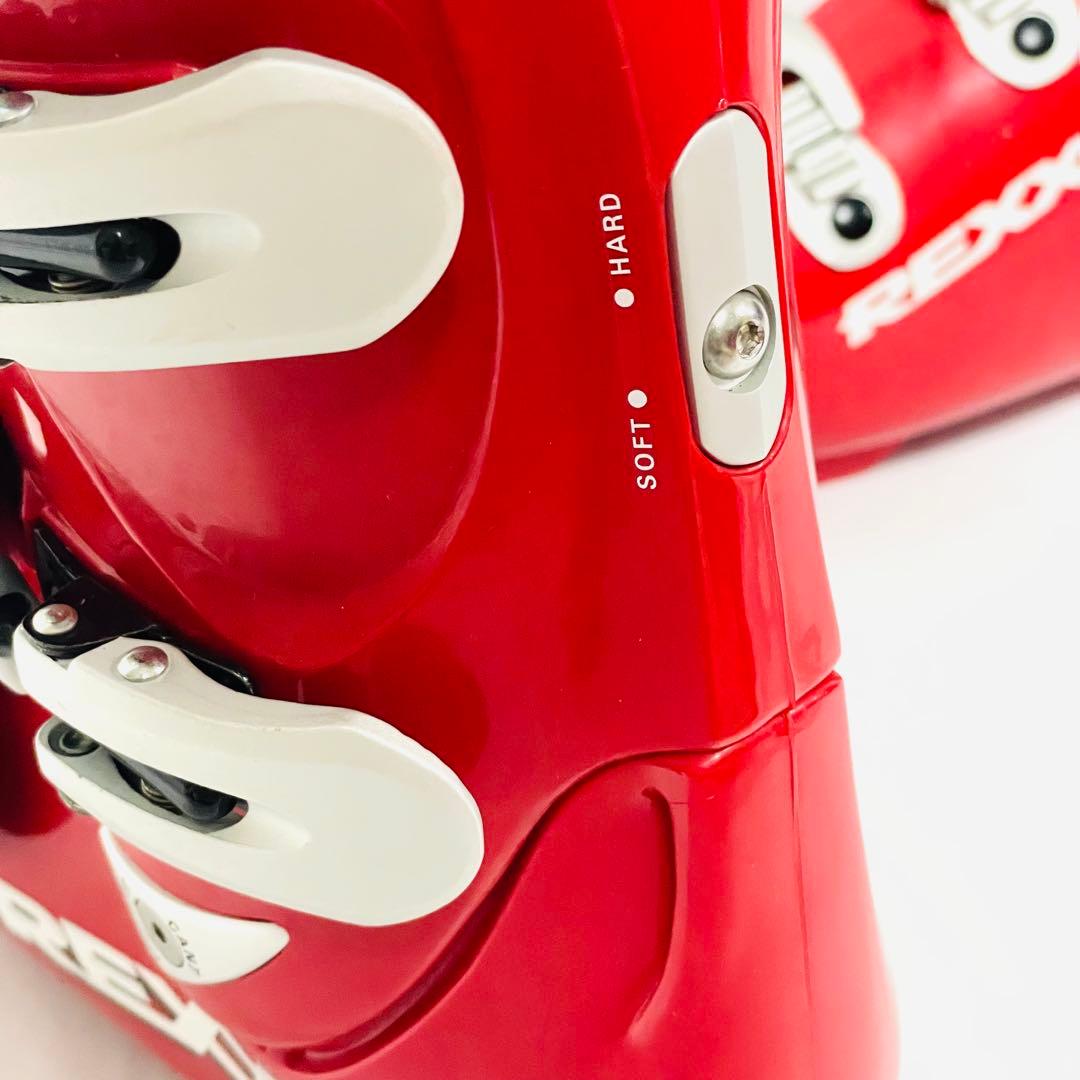 【美品】 REXXAM レクザム F97 スキーブーツ 24.0cm 赤