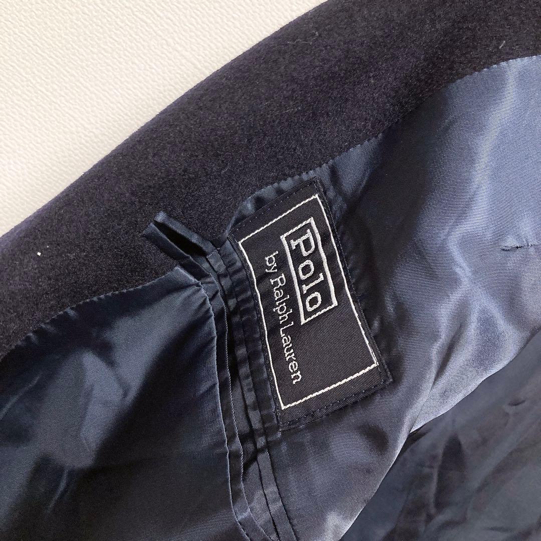 ポロラルフローレン コート ネイビー ウール