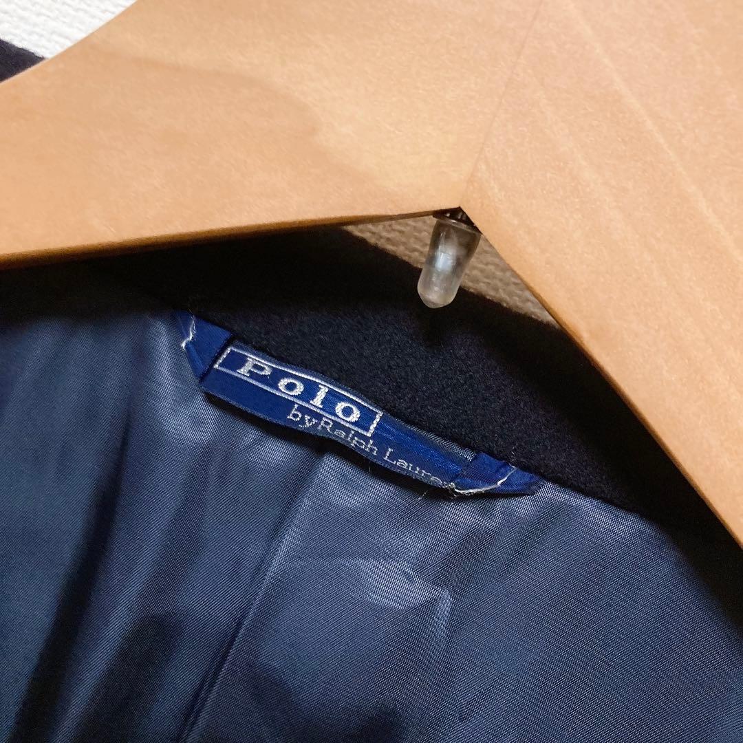 ポロラルフローレン コート ネイビー ウール