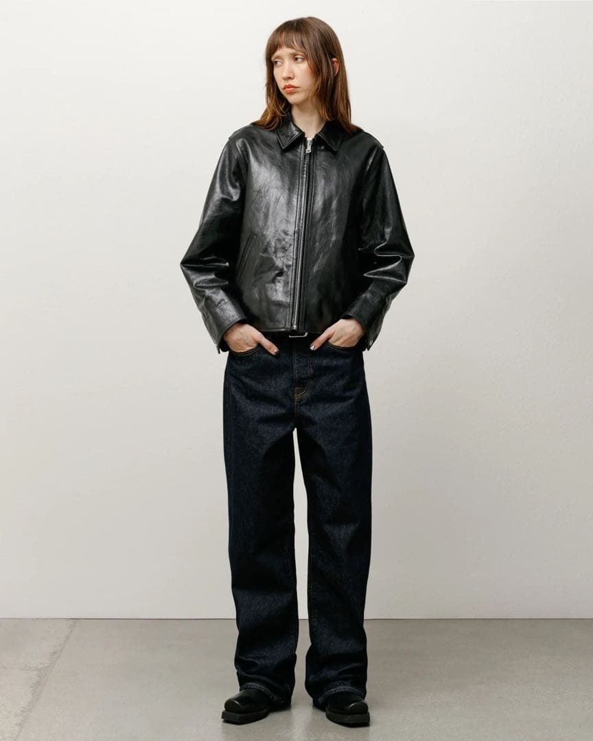 Stussy Garage Jacket Leather ジャケット レザー M Garage Jacket Leather – Black | Outerwear | Stüssy