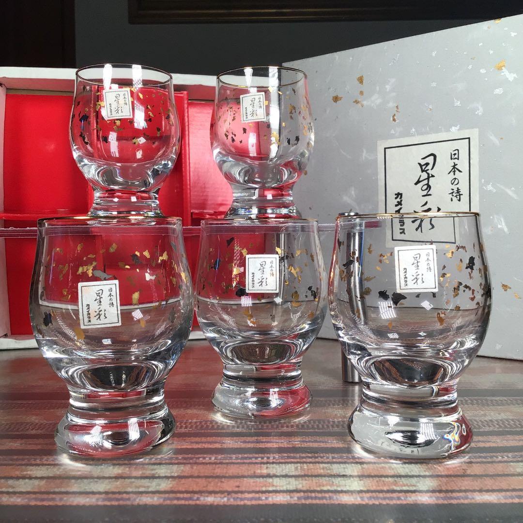 KAMAY カメイガラス 『日本の詩 星彩』 冷酒グラス 5杯 - メルカリ