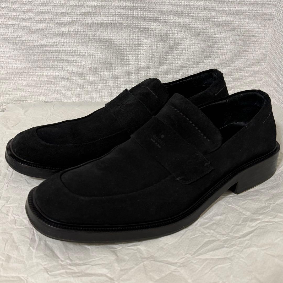 GUCCI スエード ローファー - メルカリ