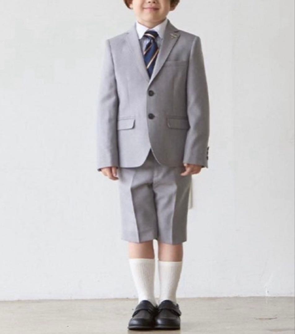 極美品✨2025 プティマイン 男児 フォーマルセットアップ スーツ 120cm
