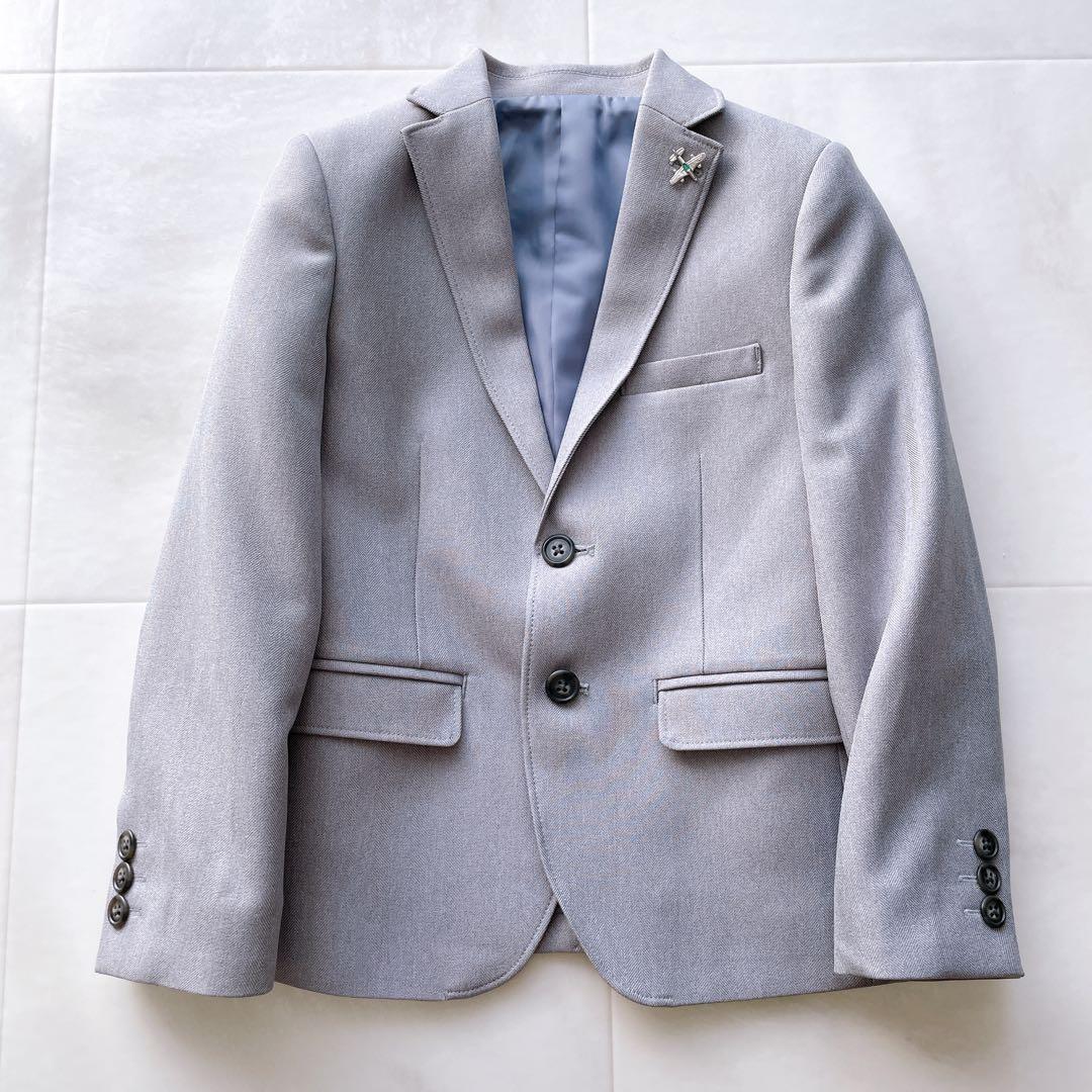 極美品✨2025 プティマイン 男児 フォーマルセットアップ スーツ 120cm
