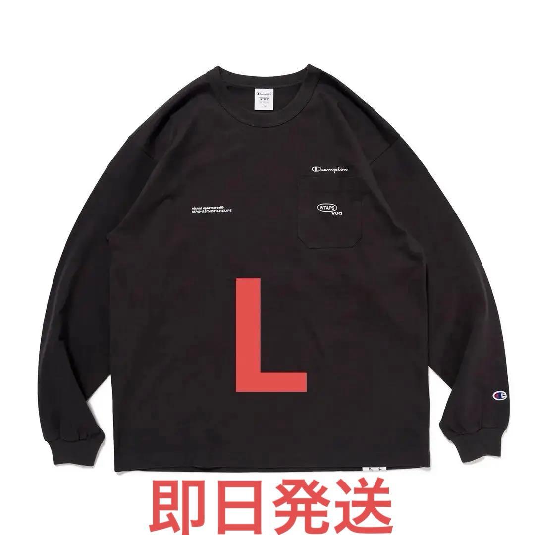 WTAPS Champion ロングスリーブTシャツ ブラック L WTAPS×Champion ロングスリーブTシャツ(C8-X415)