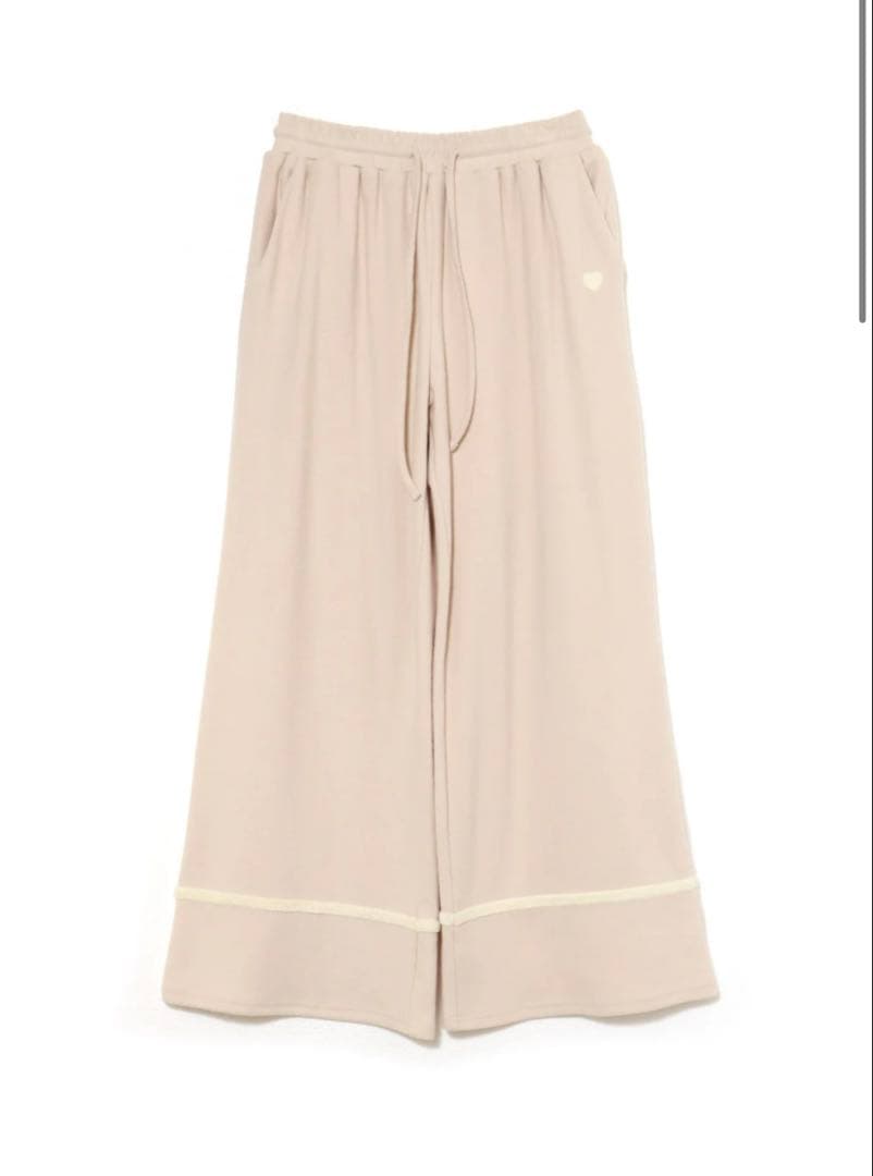 ルームウェア・パジャマ andmary Milky pile heart long pants