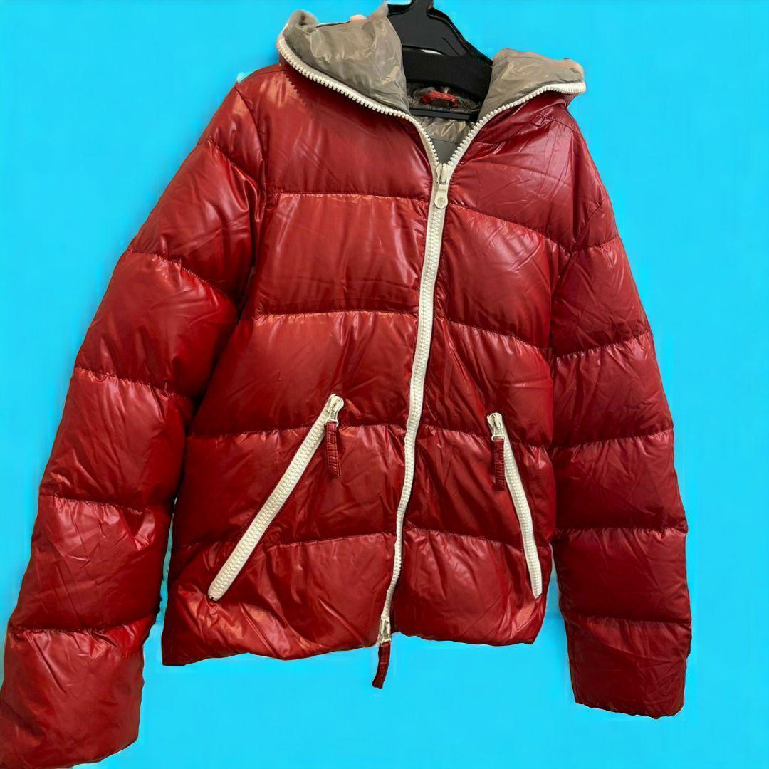 DUVETICA デュベティカ 赤 ダウンジャケット レッド M - メルカリ