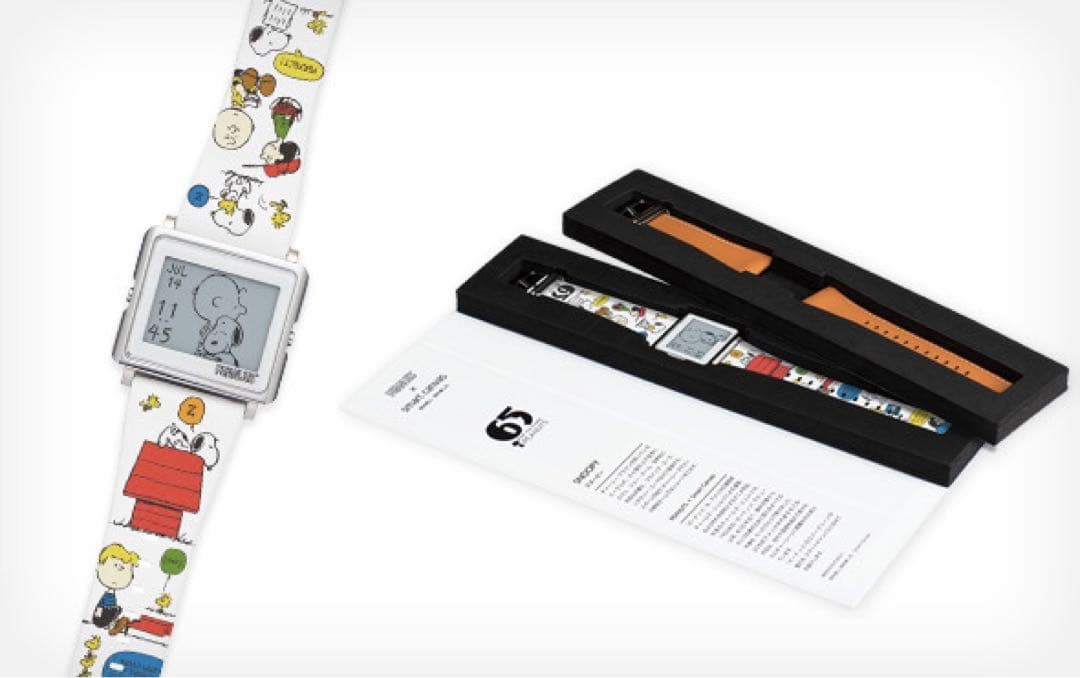 スマートキャンバス スヌーピー生誕65周年記念バージョン 腕時計