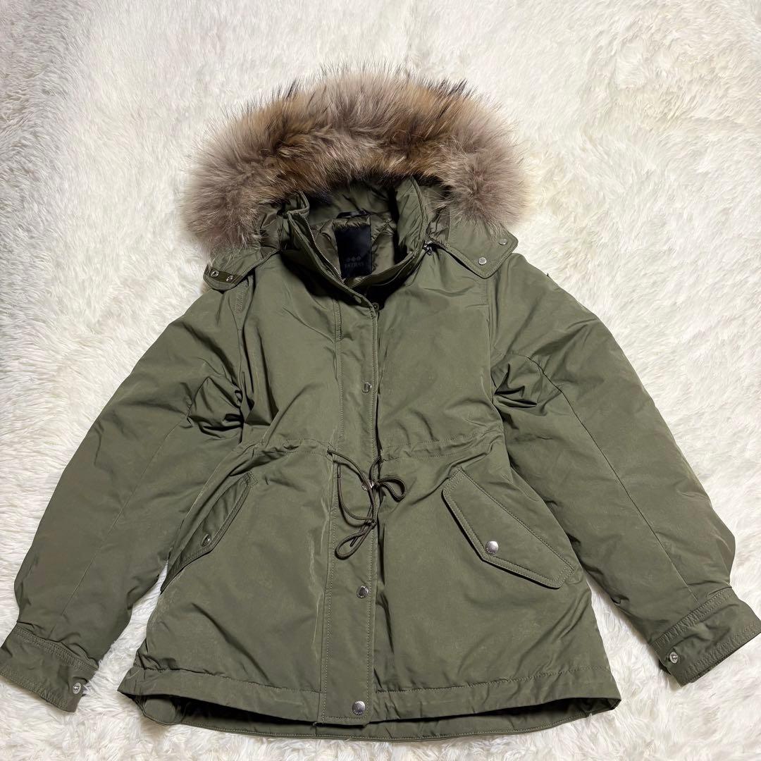 極美品】タトラスモッズダウンジャケットネンナ NENNAラクーンファー