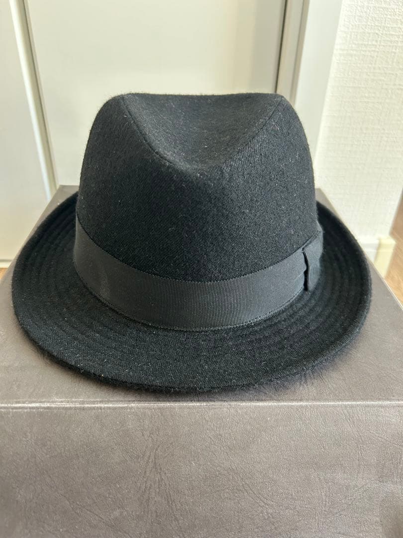 CA4LA ブラックウールフェルトハット - メルカリ