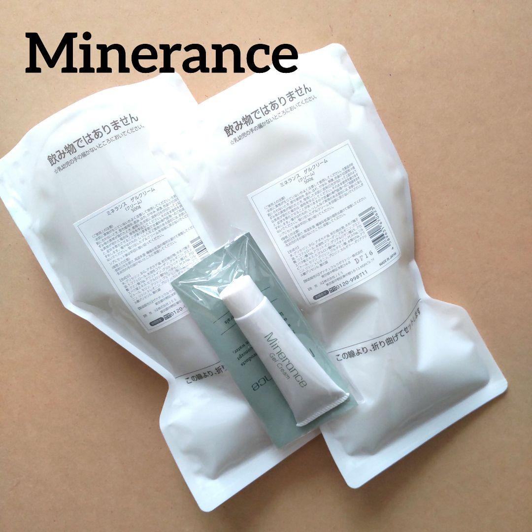 【おまけ付き】ミネランスゲルクリーム 500g 詰め替え用 2袋 詰替え用】ミネランスゲルクリーム500g+容器付 : ミネラル本舗 - 通販