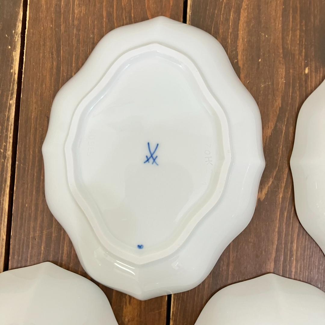 MEISSEN　マイセン ブルーオニオン スモールディッシュ　5枚セット
