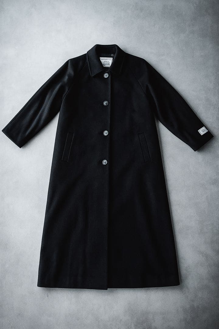 上質カシミヤ100% ロングコート ブラック 未使用保管品 - メルカリ