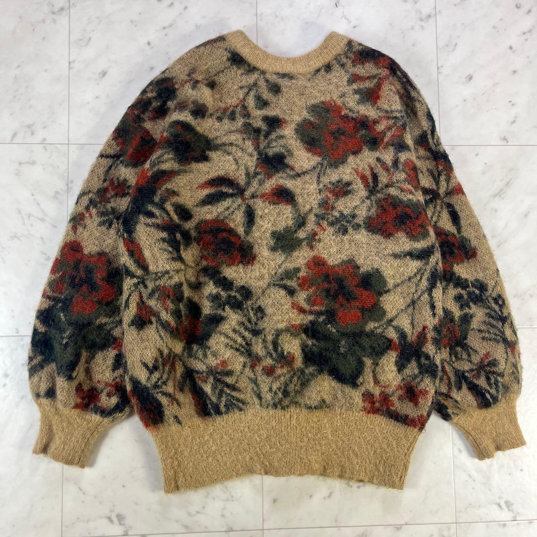 AMERI♡3WAY NOSTALGIC RUG KNIT フラワー ジャガード - メルカリ