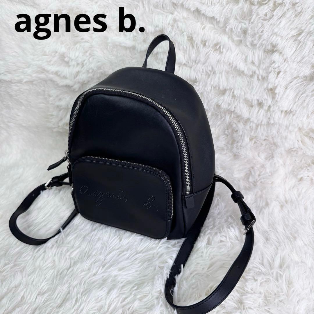 新品未使用】アニエスベー レザー ミニリュック ブラック - メルカリ