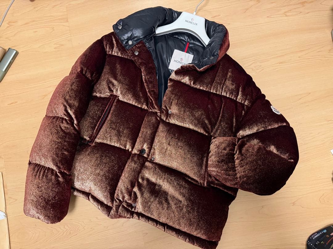 enchante様専用モンクレール ダウンジャケット個性的なブラウン - メルカリ