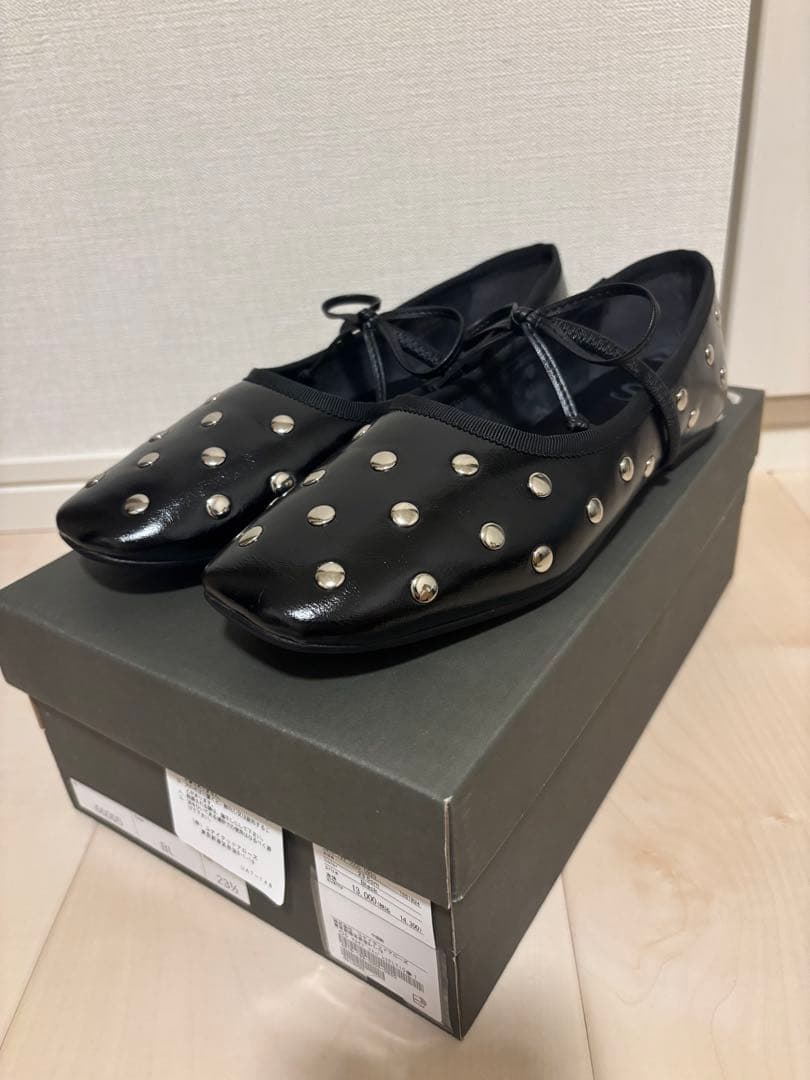 お値下げ★SY マルチドットバレエ　フラット　23.5cm