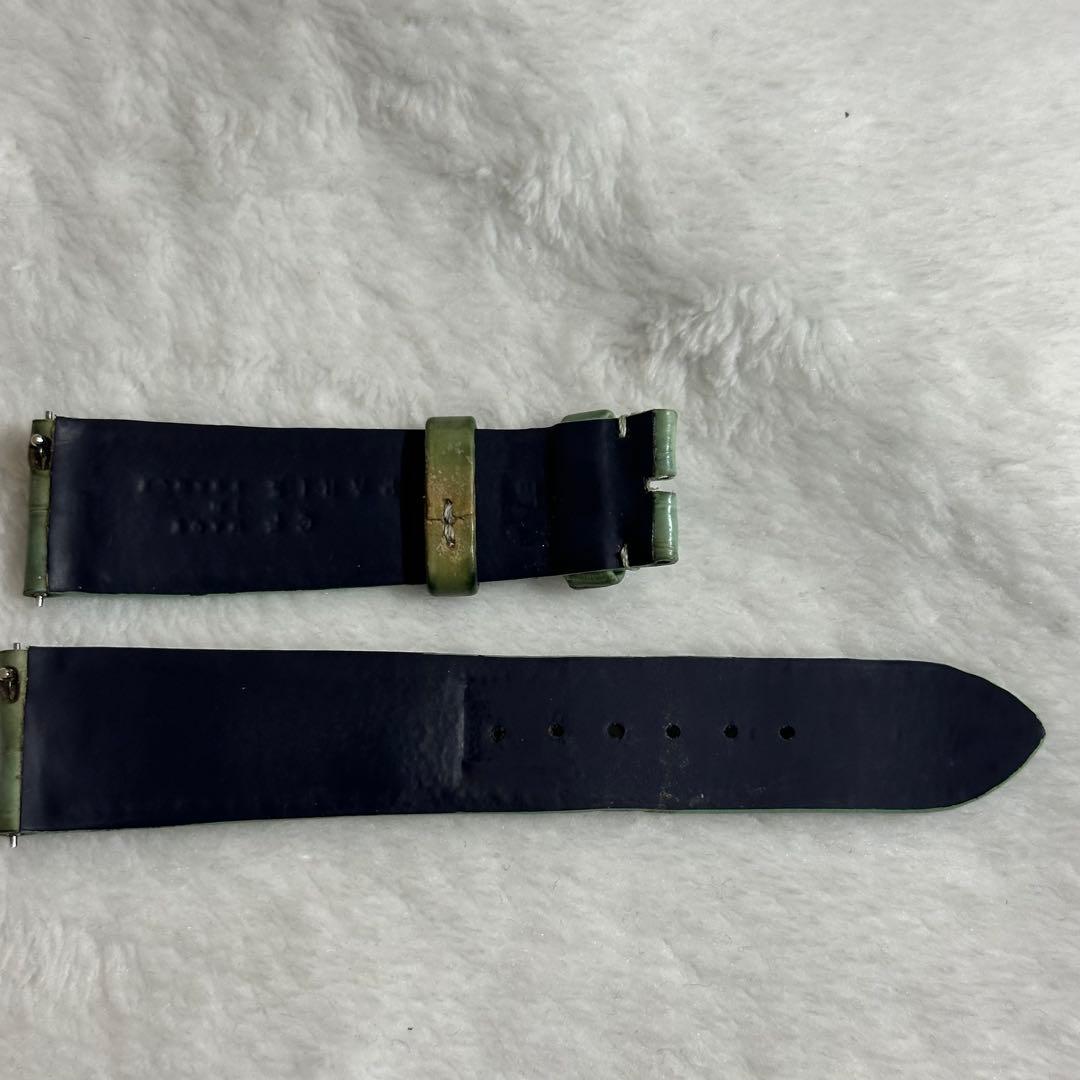 カミーユフォルネ アリゲーター竹斑 ブルーグリーン限定色 19/16mm