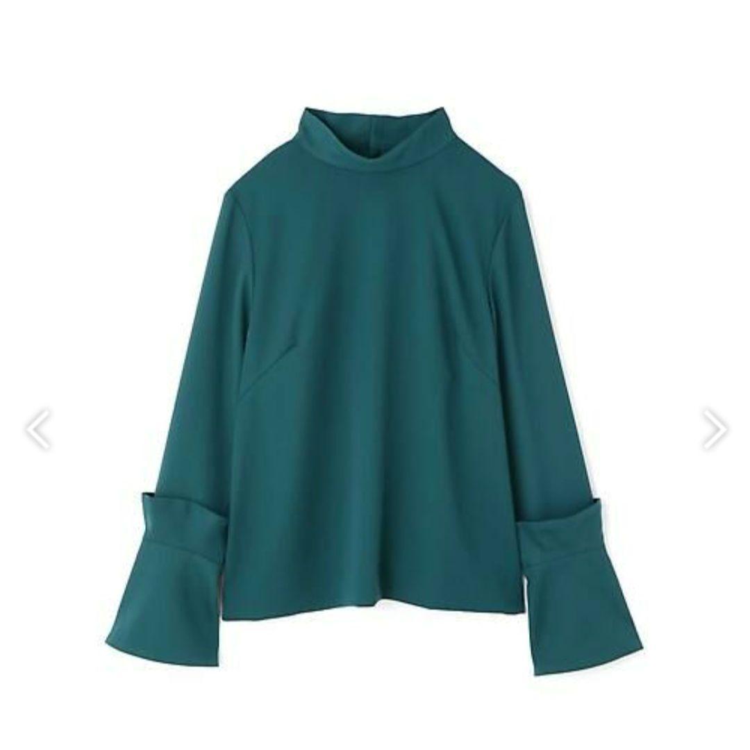 美品●アドーアADORE●VERY掲載ハイツイストスパンビッグカフブラウス VERY掲載完売 アドーア ADORE ハイツイストスパンビッグカフブラウス