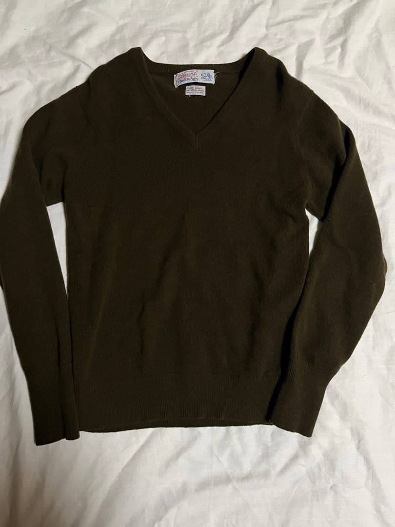 80s Ballantyne vネックニット バランタイン 極美品/スコットランド製】80s Ballantyne バランタイン ヴィンテージ