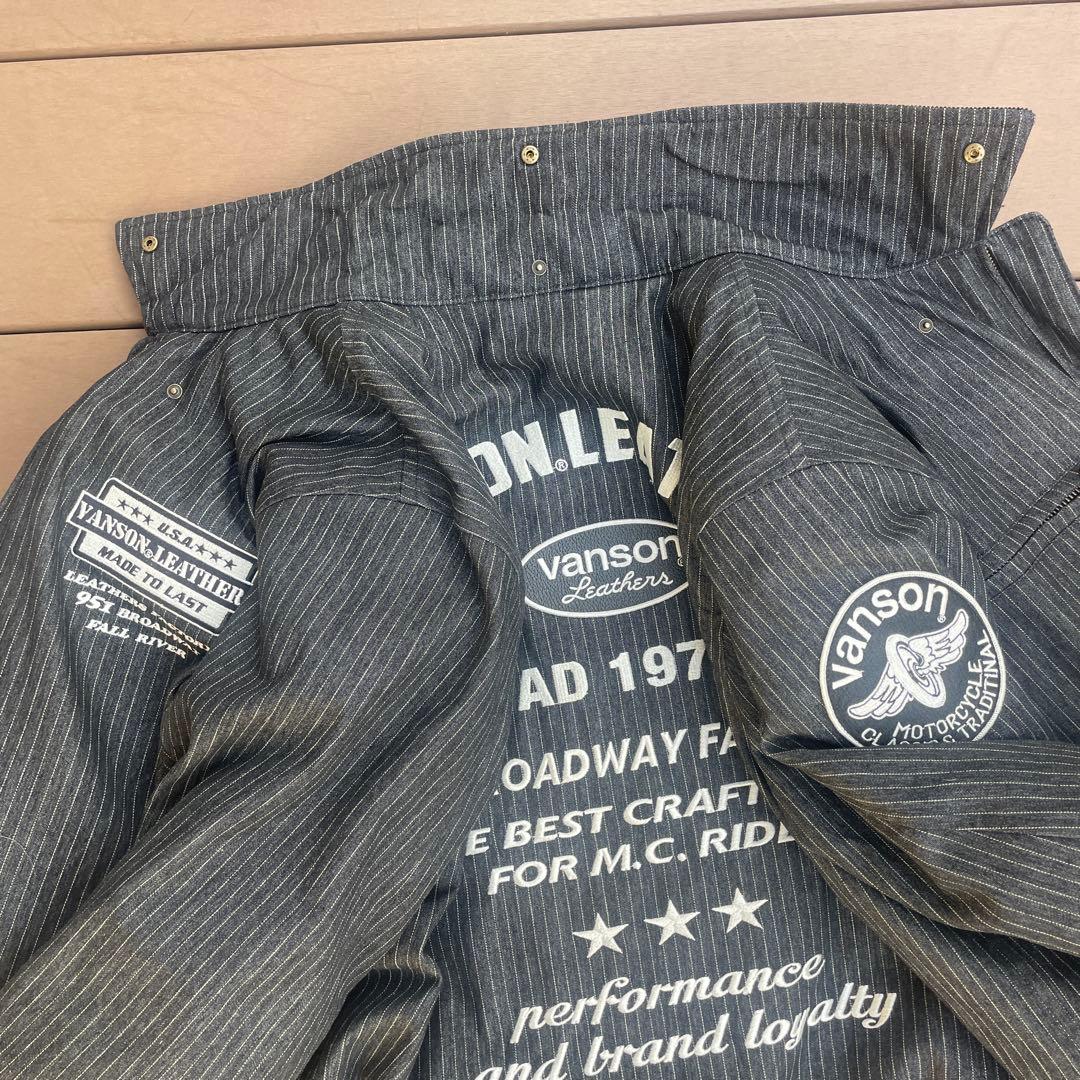 Vanson v22110W COTTON JACKET ストレレッチモデル - メルカリ