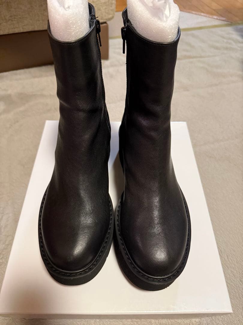 BEARDSLEY レザーミドルブーツ 40 - メルカリ